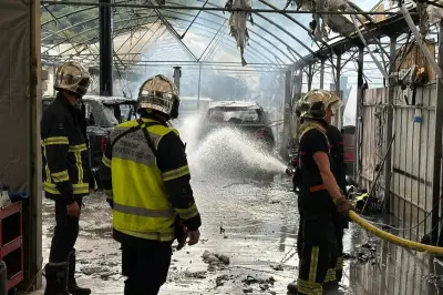 Incendie d'entrepôt à Cagnes-sur-Mer jugulé par 40 pompiers