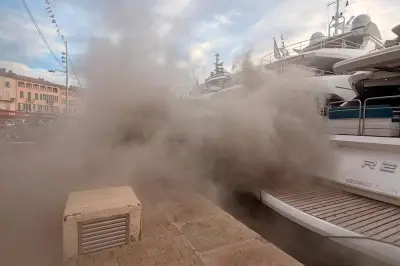 Incendie maîtrisé sur un yacht de 40 mètres à Saint-Tropez