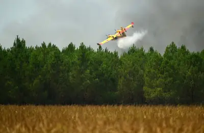 Incendies dans les Landes : baisse des températures attendue