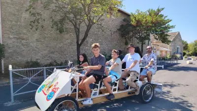 L'Écol'O Bus, vélo-bus écologique, testé avec succès à Lézignan-la-Cèbe