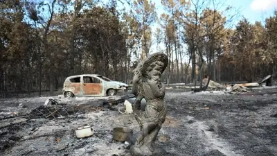 Le Porge, commune la plus touchée par les incendies en Gironde