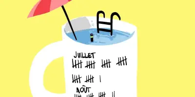 L'été au bureau vu par Colcanopa : entrée, plat, dessert