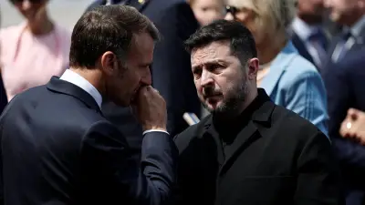 Macron annonce des missiles intercepteurs à l'Ukraine après Kryvyi Rih