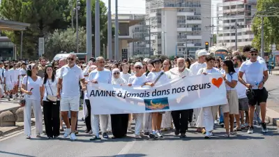 Marche blanche à Montpellier : 400 personnes rendent hommage à Amine