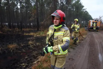 Mégafeu en Gironde : 70 pompiers ukrainiens arrivent en renfort