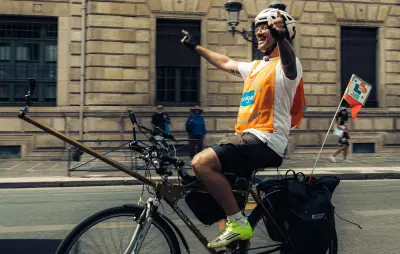 Monodie : 7 800 km à vélo pour la Ligue contre le cancer