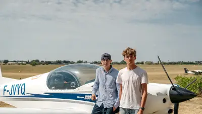 Nîmes : Lény, 17 ans, boucle son premier tour de France en ULM