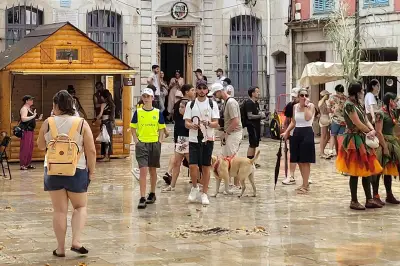 Orage et grêle sur les Médiévales de Brignoles ce dimanche