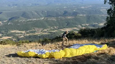 Parapente dans les Cévennes : baptême de l'air à Brissac