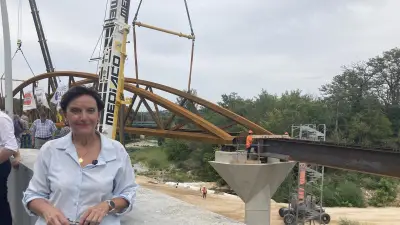 Passerelle de Bagnols : la maire conteste un projet « hors de prix »