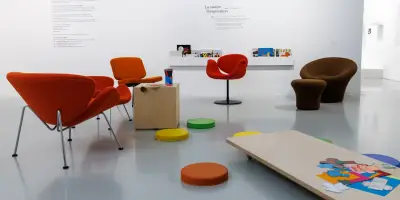 Pierre Paulin, design futuriste exposé à Montpellier
