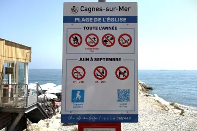 Plage de l'Église à Cagnes-sur-Mer : nouvelle fermeture pour cause de pollution