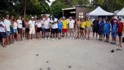 Pétanque caritative à Clermont-l'Hérault : 2 000 € pour Gendarmes de Cœur