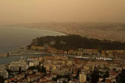 Sable du Sahara : le ciel se voile sur la Côte d'Azur