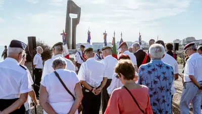 Sète : hommage aux martyrs de la résistance pour les 82 ans de la Libération