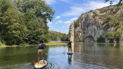 Test paddle sur le Vidourle à Saint-Sériès : équilibre et sensations