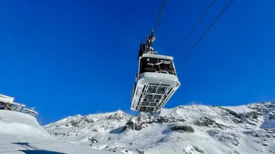Téléphérique du Pic Blanc : collision avec une grue, fermeture temporaire