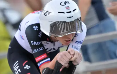 Vuelta : Pogacar remporte le chrono de Monaco et prend le rouge
