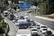A8 : circulation coupée après un incendie de véhicule à Nice