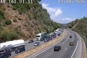 A8 : trafic perturbé après un accident près de Mougins