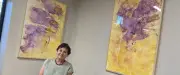 Anne Slacik expose ses iris lumineux à Sommières
