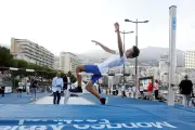 AS Monaco : des jeunes s'entraînent avec Barshim et Harrison