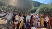 Baptême républicain de Cloé à Robiac-Rochessadoule