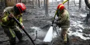 Belgique : les pompiers veulent encercler le feu historique du parc naturel