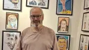 Bertrand Daullé, 80 ans, croque le monde avec malice à Mialet