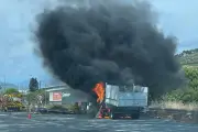 Camionnette en feu à Nice-Est : bouchon sur le boulevard du Mercantour
