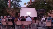 Cinéma en plein air au jardin des Frères à Poussan