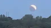 Éclipse lunaire partielle observée à Hérépian