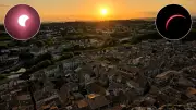 Éclipse solaire : un croissant de soleil au-dessus de Sommières