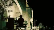 Concert hommage à Brel sur le parvis de l'église à Fontès