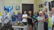 Douze artistes exposent au Forum des arts de Barjac