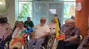 Ehpad du Val d'Olt : musique, ballons et sortie au Point Sublime