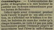 En 1905, une receveuse économe au bureau de poste de Salindres