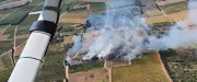 Feu de broussailles maîtrisé à Jonquières-Saint-Vincent, un hectare brûlé