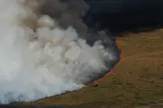 Feu sur un camp militaire en Gironde, zone polluée