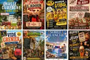 Fêtes de village et brocantes : les affiches créées par IA prolifèrent