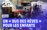 Gaza : une ambulance transformée en « Bus des rêves » pour les enfants