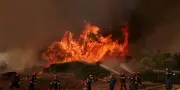 Grèce : nouvel incendie au sud-est d'Athènes attisé par les vents