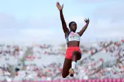 Hilary Kpatcha en bronze à la longueur aux Europe de Birmingham