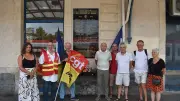 Hommage aux cheminots résistants en gare d'Alès