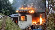 Incendie d'un pavillon de 80 m² à Saint-Julien-de-la-Nef : les occupants indemnes