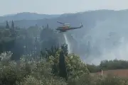 Incendie à Grasse : des travaux à la disqueuse provoquent un feu d'herbes