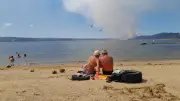 Incendie à Naussac : une centaine d'hectares ravagés, pompiers mobilisés