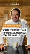 Jean-François Piège : son dessert framboises-meringue facile