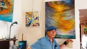Jean-Michel Lafitte expose au château Joyeux De Violet à Peyriac-Minervois