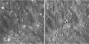 La Nasa dévoile les images du cratère formé par la fusée SpaceX